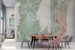 Vintage concrete wall wallpaper