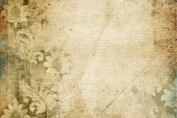 Vintage concrete surface wallpaper with flowers