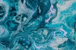 Carta da Parati superficie marmo blu