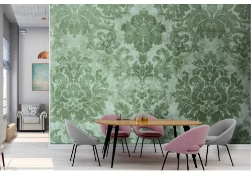 Vintage damask wallpaper pattern