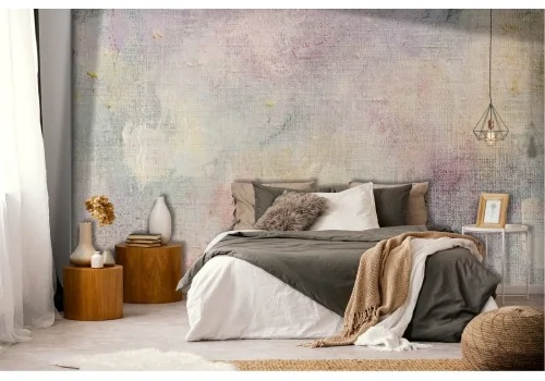 Wallpaper with abstract colors on a concrete surface 2