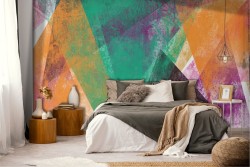 Modern Geometric Abstract Wallpaper