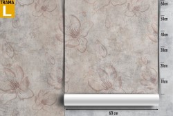 Carta da Parati fiori stilizzati natura raffinata vintage