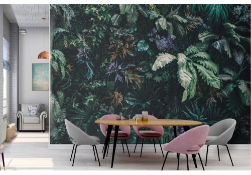 Tropical forest wallpaper leaves nature landscape