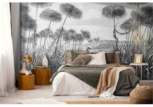 Carta da Parati Fiumi Cascate Laghi Natura Tropicale