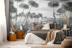 Carta da Parati Fiumi Cascate Laghi Natura Tropicale