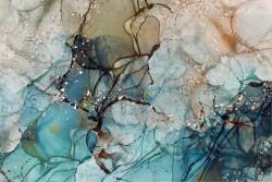 Blue modern abstract wallpaper decoration