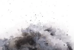 Carta da Parati decorazione astratta moderna nuvola grigia