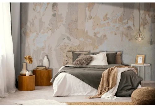 Vintage effect concrete surface wallpaper