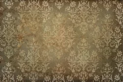 Vintage damask wallpaper decoration