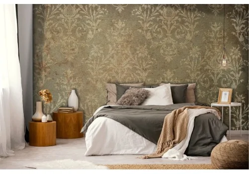 Damask vintage wallpaper decoration