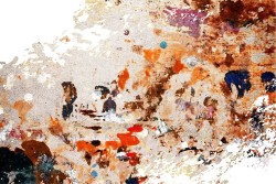 Vintage abstract wallpaper decoration