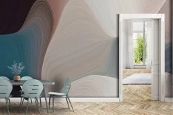 Carta da Parati moderna colori forme astratte