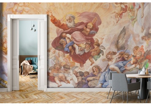 Religious art painting wallpaper