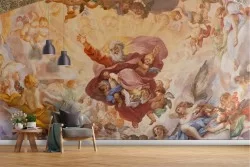 Carta da Parati arte dipinto religioso quadro