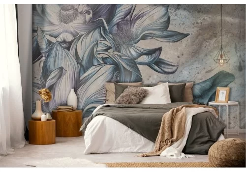 Carta da Parati Fiori Natura Vintage