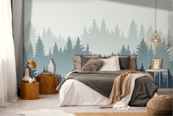 Carta da Parati Stilizzata Alberi