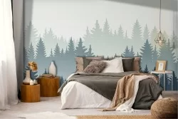 Stylized Trees Wallpaper