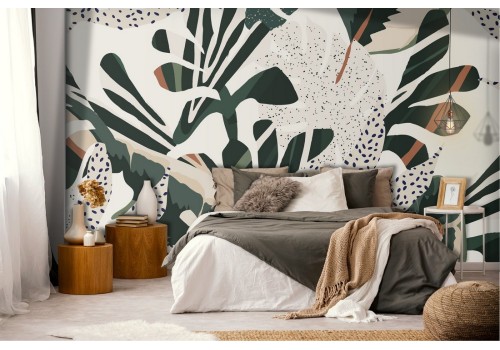 Vintage Tropical Nature Wallpaper