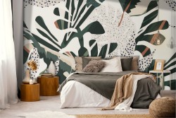 Vintage Tropical Nature Wallpaper