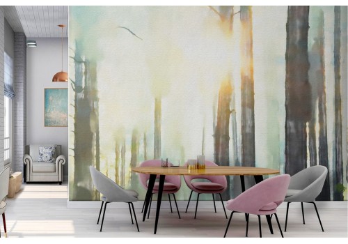 Wallpaper Paintings and Watercolors Forests and Trees Nature 2