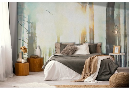 Wallpaper Paintings and Watercolors Forests and Trees Nature