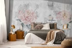 Vintage Nature Flowers Wallpaper