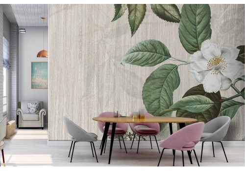 Vintage Nature Flowers Wallpaper 2