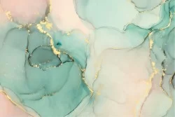 Turquoise marble luxury wallpaper