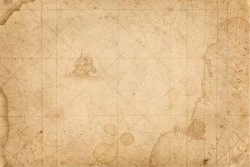 Carta da Parati mappa vintage cartina