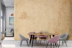 Vintage map wallpaper