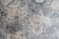 White roses vintage design wallpaper