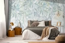 Carta da Parati Foglie Natura Vintage