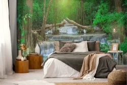 Carta da Parati Alberi Fiumi Cascate Laghi Foreste e Alberi