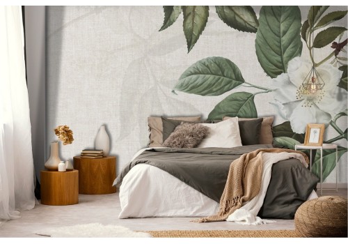 Carta da Parati Fiori Natura Foglie