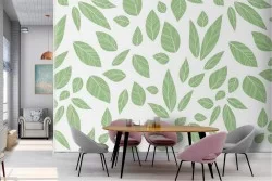 Green leaves nature wallpaper