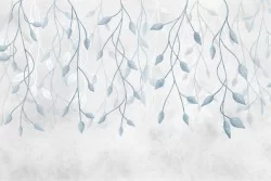 Wallpaper stylized branches nature modern design