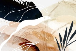 Abstract nature wallpaper modern design