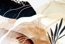 Abstract nature wallpaper modern design