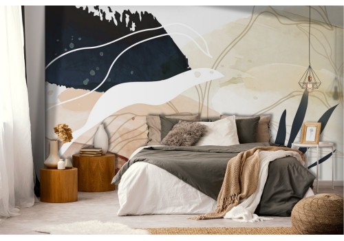 Modern Stylized Nature Wallpaper