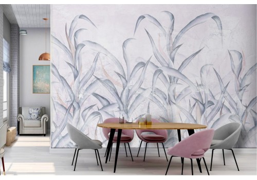 Carta da Parati Foglie Natura Vintage 2