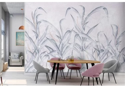 Carta da Parati Foglie Natura Vintage 2