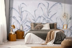 Carta da Parati Foglie Natura Vintage