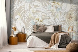 Tropical Nature Leaves Wallpaper