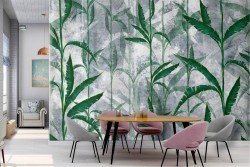 Carta da Parati foglie tropicali design moderno natura