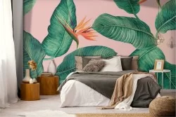 Tropical Nature Leaves Wallpaper