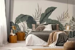 Tropical Nature Leaves Wallpaper