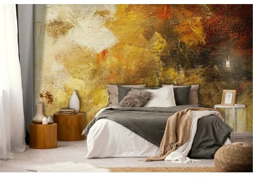 Wallpaper concrete surface abstract orange decoration