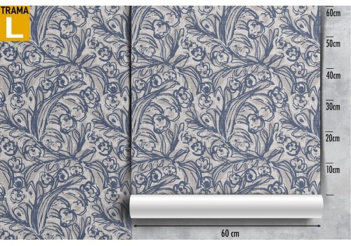Wallpaper pattern abstract flowers vintage nature. 2