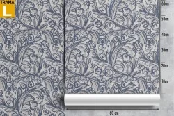 Wallpaper pattern abstract flowers vintage nature.